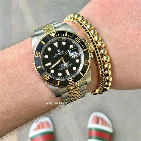 stainless and gold jubilee submariner.